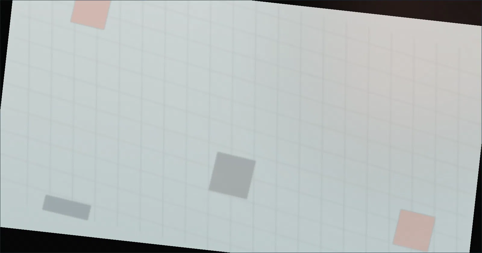 A game environment with a subtle visual cue pointing to a hidden passage