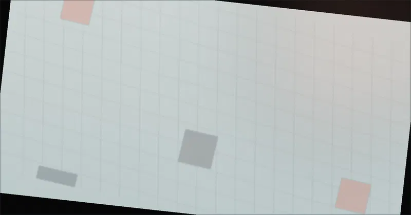 A game environment with a subtle visual cue pointing to a hidden passage