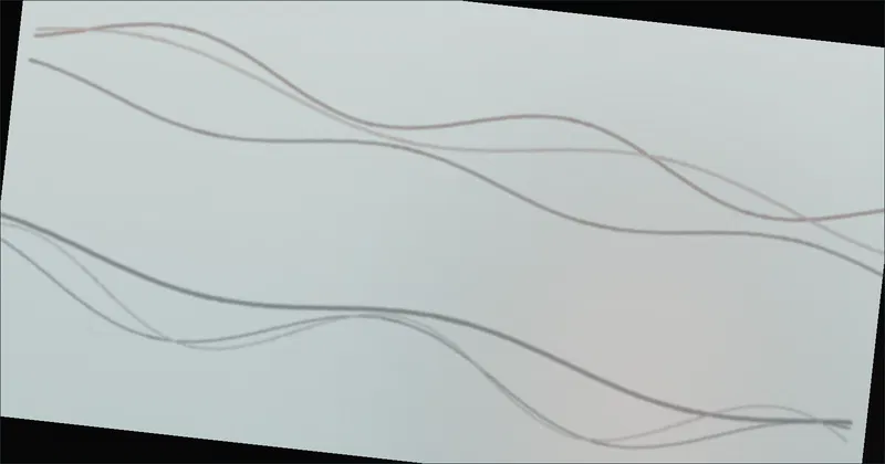Illustration of a player charting patterns across a glowing slot game reel