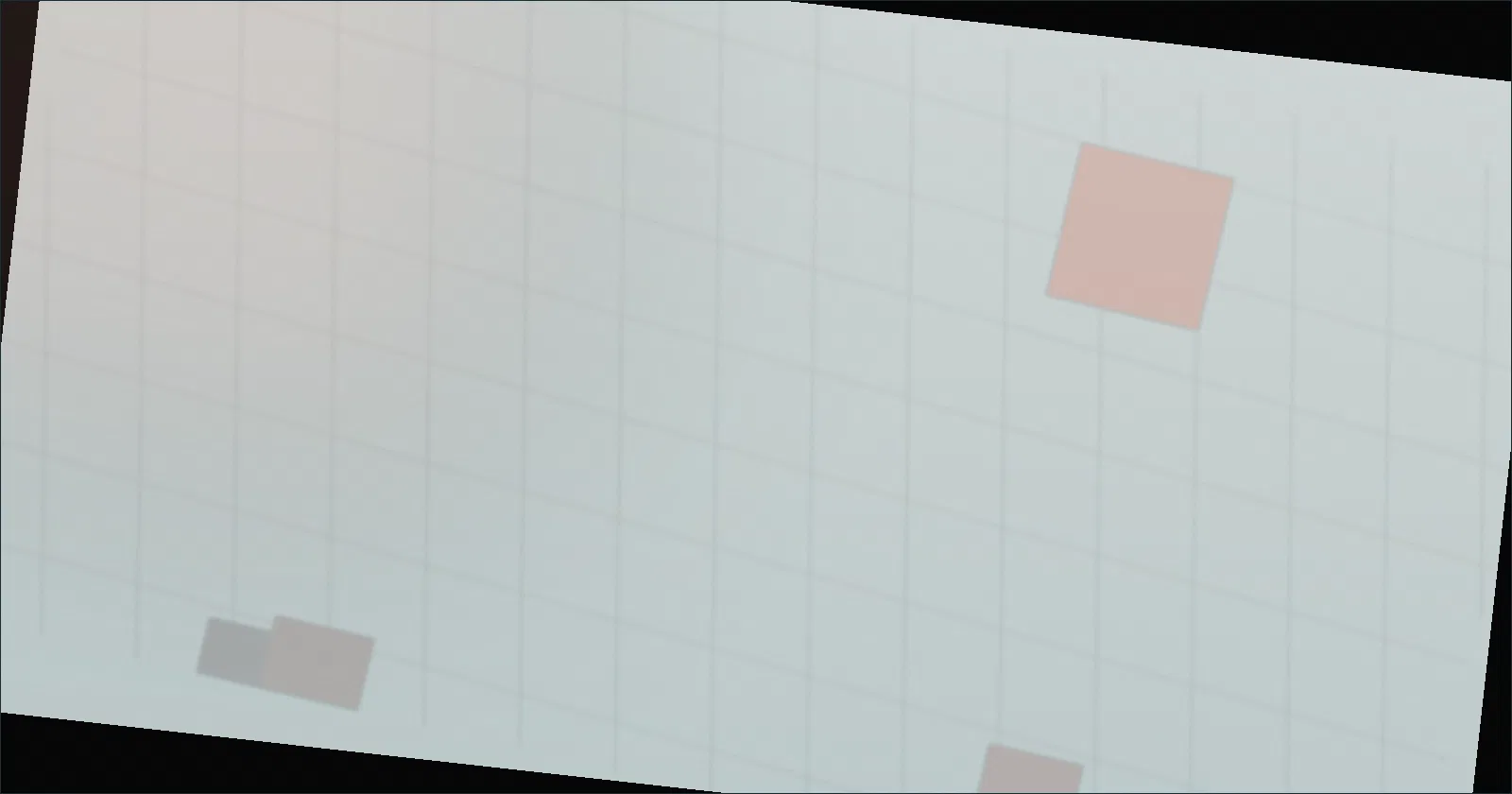 A player glitching past a boundary into unfinished game space