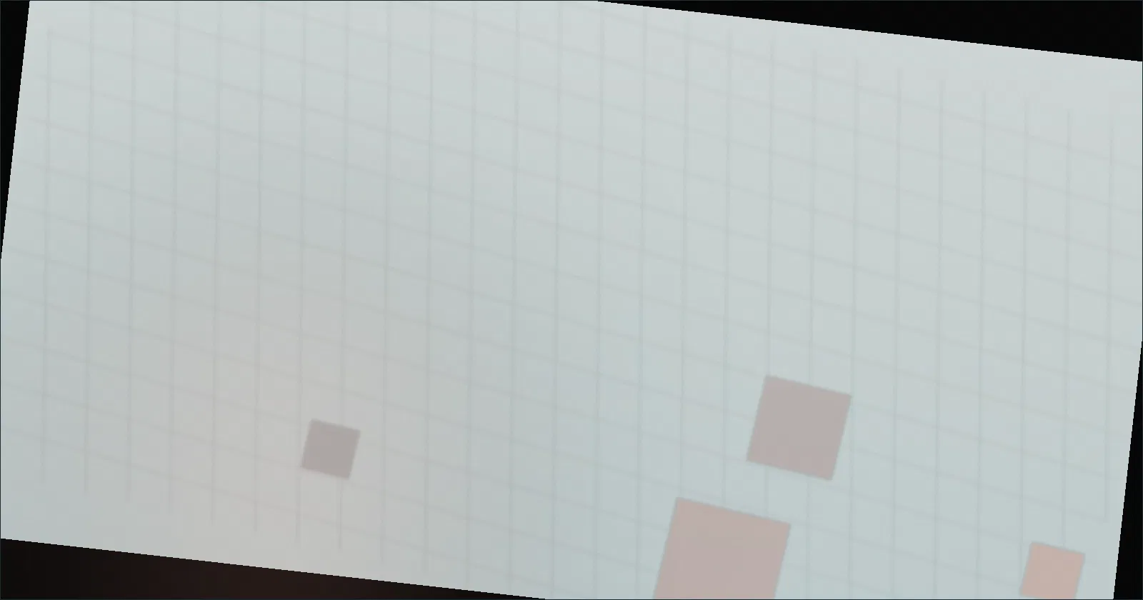 A sprawling procedurally generated game landscape of hills and rivers