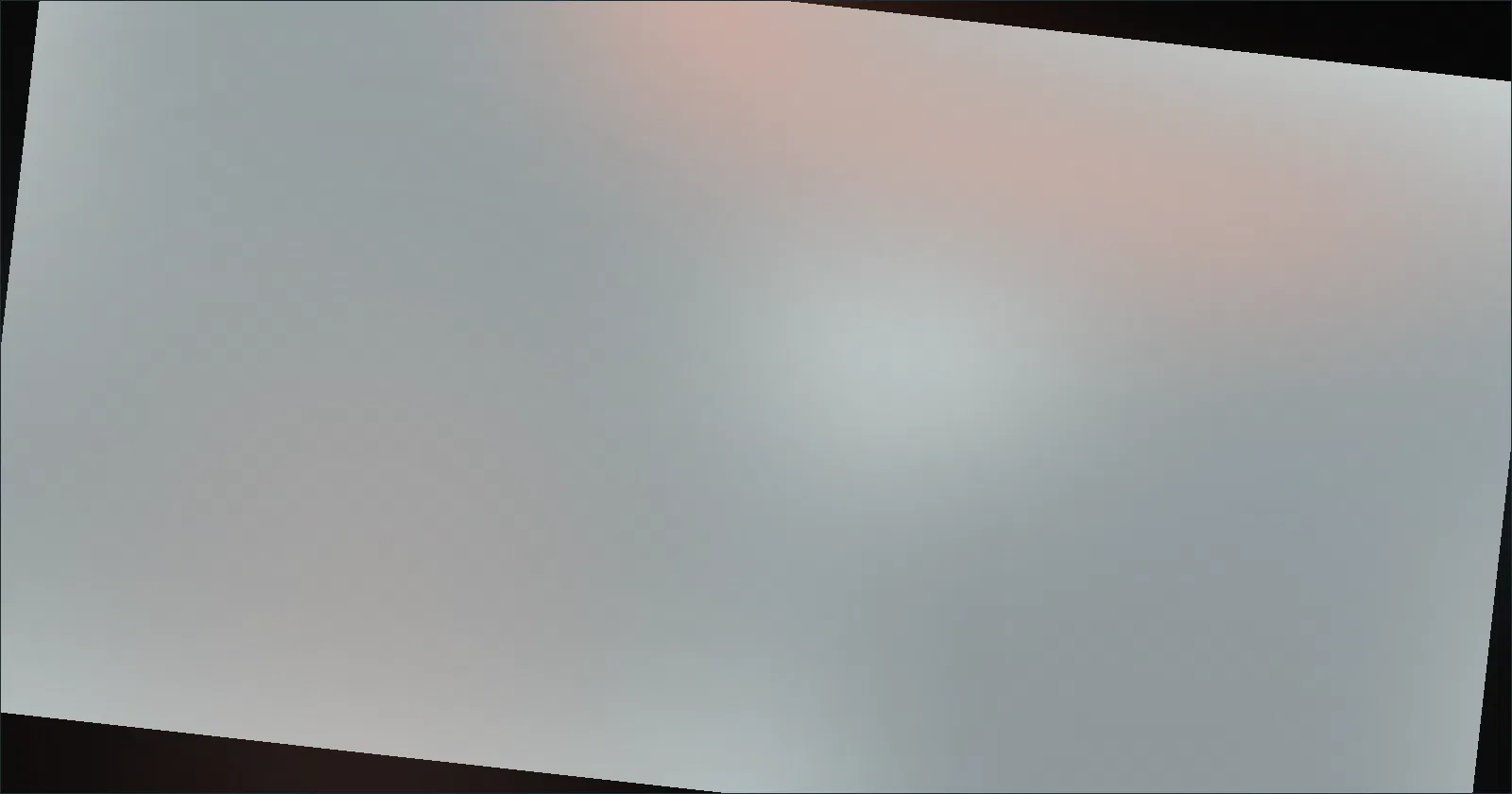 An old clock face overlaid with a faint question mark shadow